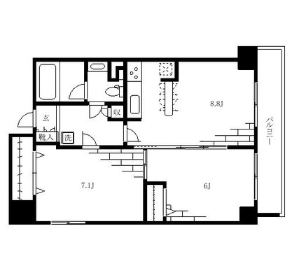 板橋 マンション 2DK