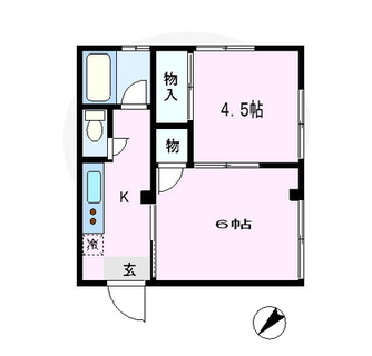 東京都板橋区板橋４丁目 賃貸マンション 2K