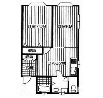 東京都北区滝野川７丁目 賃貸マンション 2DK