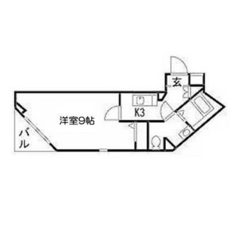 東京都北区滝野川３丁目 賃貸マンション 1K