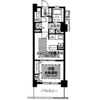 東京都北区滝野川６丁目 賃貸マンション 1DK