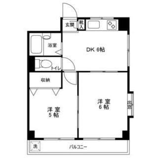 東京都板橋区板橋１丁目 賃貸マンション 2DK