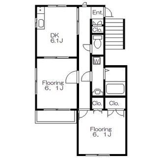 東京都北区滝野川５丁目 賃貸マンション 2DK