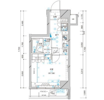 東京都北区滝野川７丁目 賃貸マンション 1K