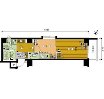 東京都北区滝野川６丁目 賃貸マンション 1DK