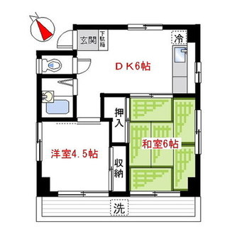 東京都北区滝野川６丁目 賃貸マンション 2DK