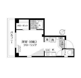 東京都北区滝野川６丁目 賃貸マンション 1R