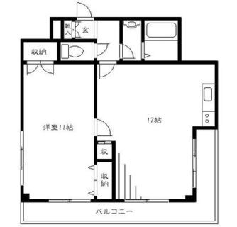 東京都北区滝野川６丁目 賃貸マンション 1LDK