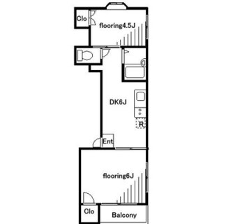 東京都北区滝野川６丁目 賃貸マンション 2DK