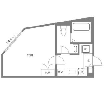 東京都北区滝野川６丁目 賃貸マンション 1K